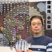 画像をギャラリービューアに読み込む, 唐津焼 お魚 大皿シリーズ(ヒラメ) 料理 食器