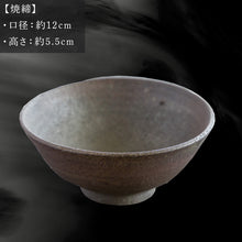画像をギャラリービューアに読み込む, 唐津焼 飯碗 焼締 中野政之作