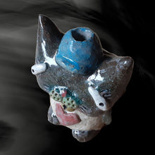 画像をギャラリービューアに読み込む, 唐津焼 猫花入 花器 花瓶 ねこ ネコ 置物 お花 一輪挿し かわいい おもしろ