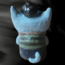 画像をギャラリービューアに読み込む, 唐津焼 鈴猫シリーズ(福猫) 猫 ねこ ネコ 置物 飾り かわいい おもしろ