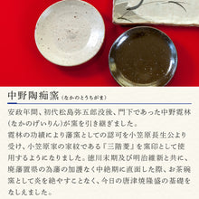 画像をギャラリービューアに読み込む, 唐津焼 粉引皿 中野政之作