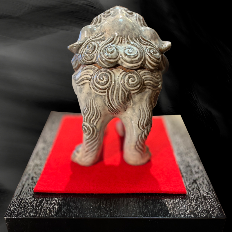 唐津焼 獅子香炉 粉引 三代中野霓林作 一点物 – 【公式】唐津焼